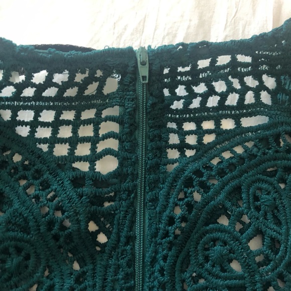 W’s cropped lace set up(Dark Green Size: M) - Picture 7 of 12
